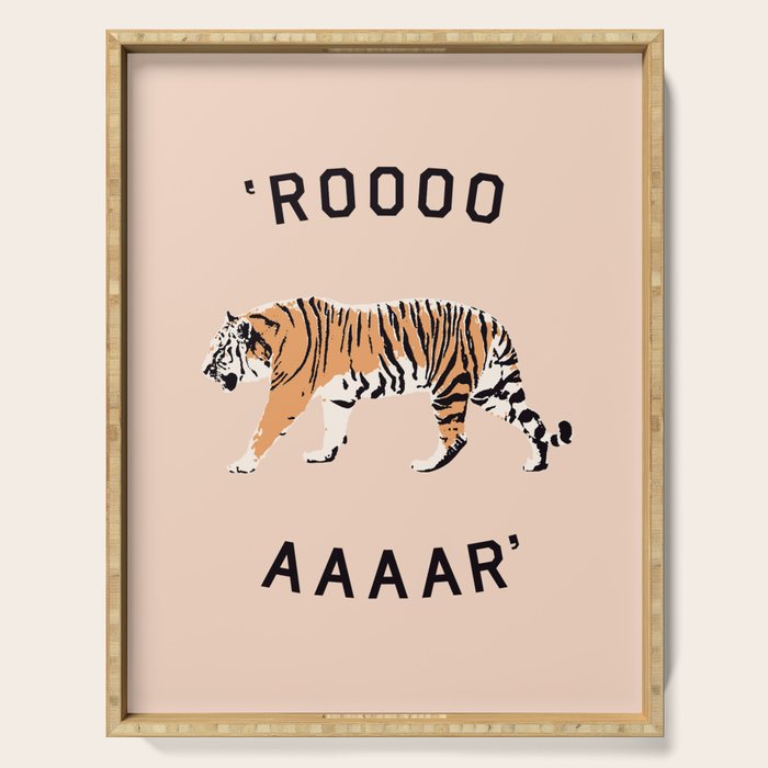 ROOOOAAAAR ! - Tiger Serving Tray Gallery Image 1