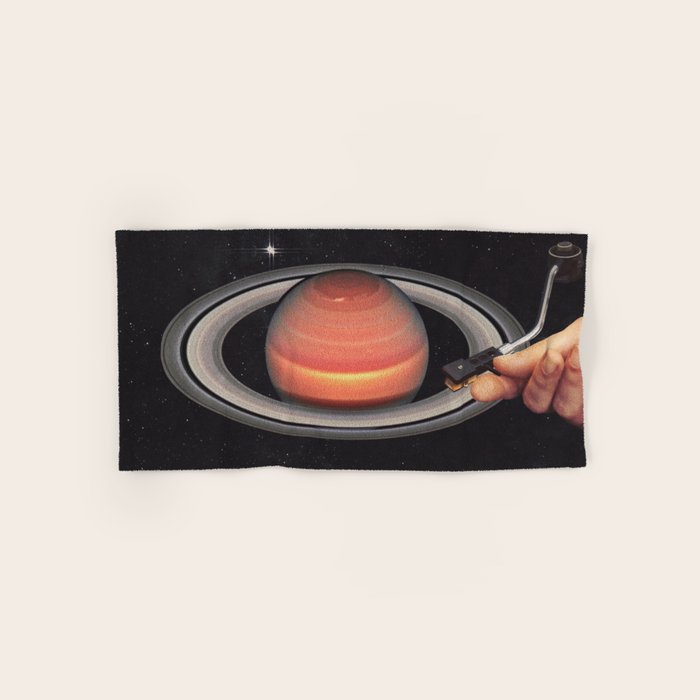 Galactic DJ - Vinyl Saturn Turntable Towels Gallery Image 1