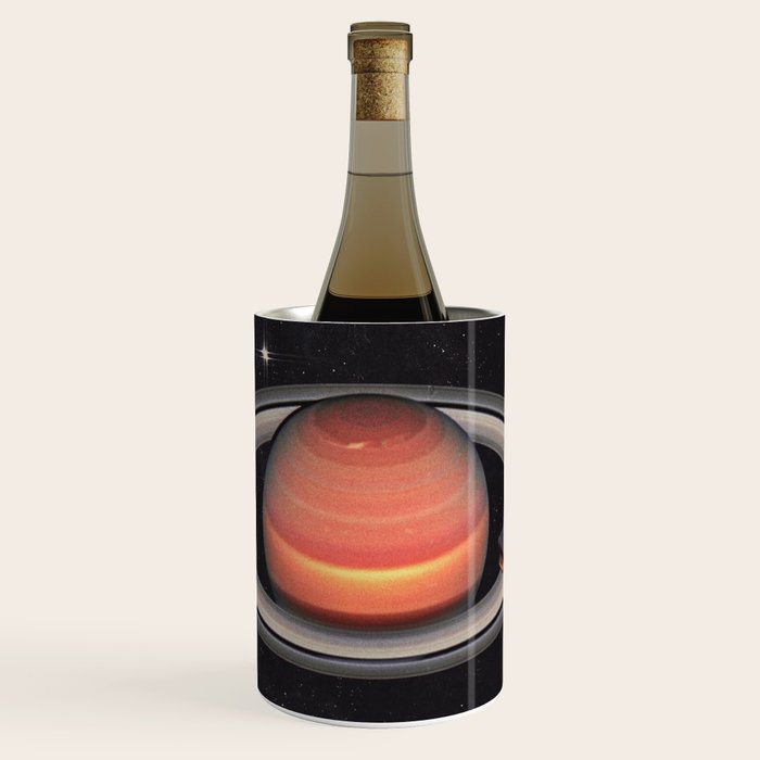 Galactic DJ - Vinyl Saturn Turntable Wine Chiller Gallery Image 1
