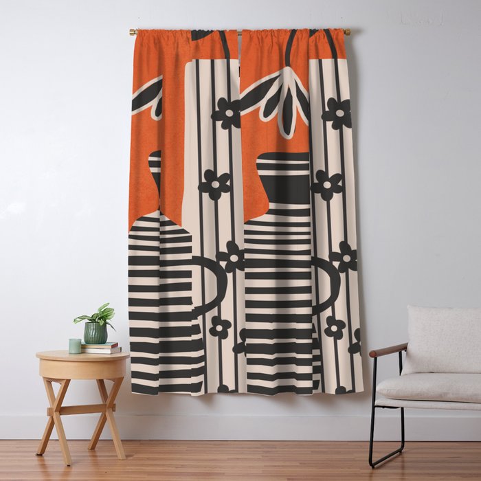 Patterned Stillness 5 Window Curtain Gallery Image 5