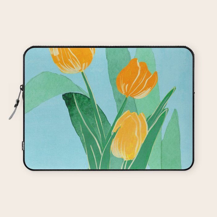 Modern Art Flowers 20 Laptop Sleeve Gallery Image 1