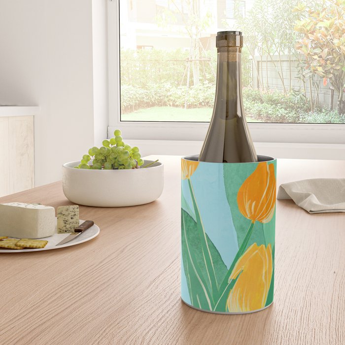 Modern Art Flowers 20 Wine Chiller Gallery Image 4