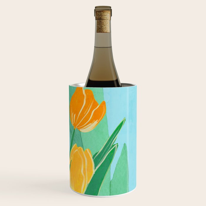 Modern Art Flowers 20 Wine Chiller Gallery Image 3