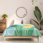 Modern Art Flowers 20 Comforter Gallery Image 3