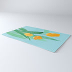 Modern Art Flowers 20 Rug Gallery Image 3