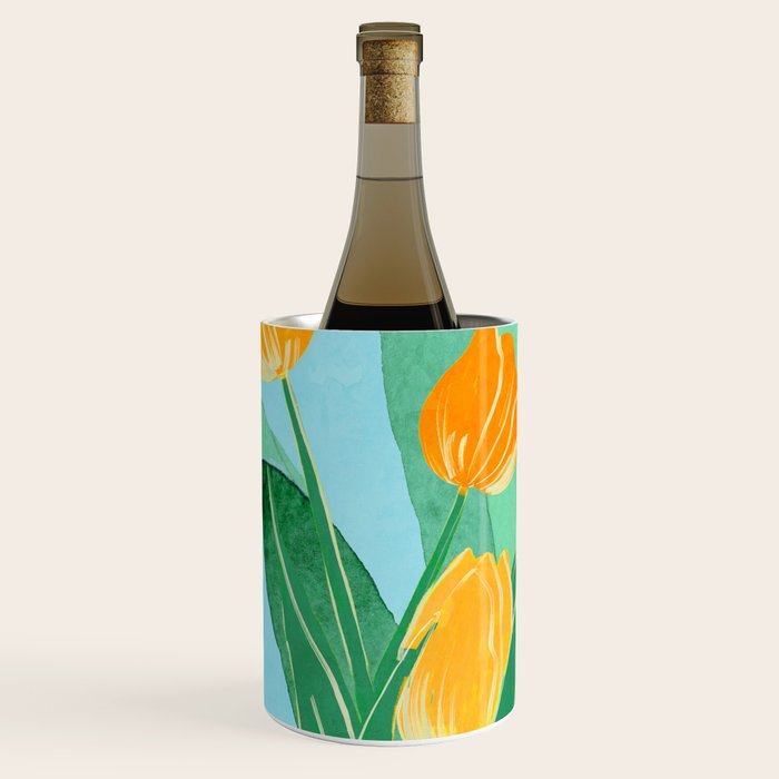 Modern Art Flowers 20 Wine Chiller Gallery Image 1