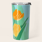 Modern Art Flowers 20 Travel Mug Gallery Image 2
