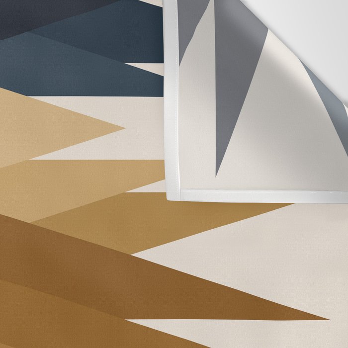 Bold Geometric Triangles V Wall Tapestry Gallery Image 3