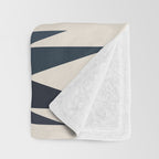 Bold Geometric Triangles V Throw Blanket Gallery Image 3