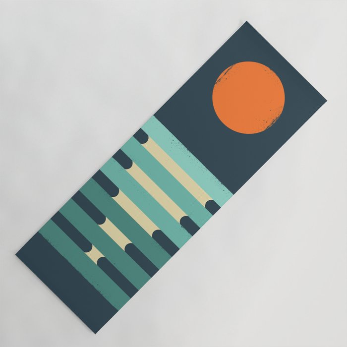 Minimalist ocean Yoga Mat Gallery Image 1
