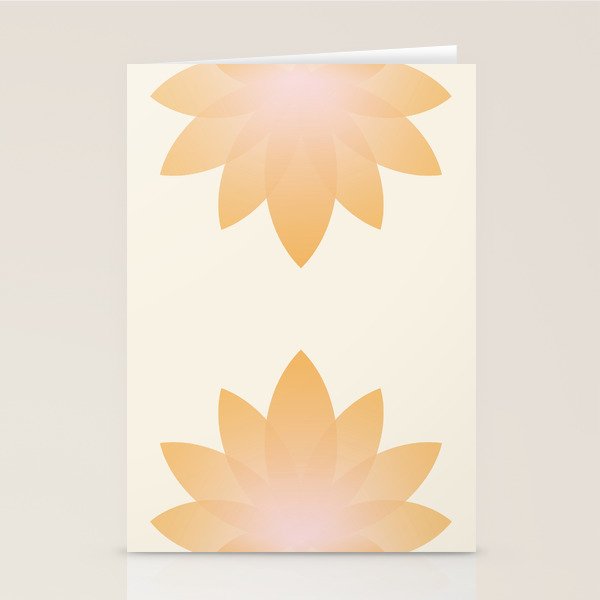 Lotus Flower Minimalism I Stationery Card Gallery Image 2