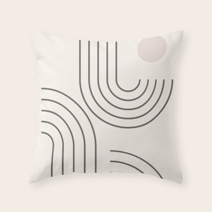 Minimalist #4 Throw Pillow Gallery Image 6