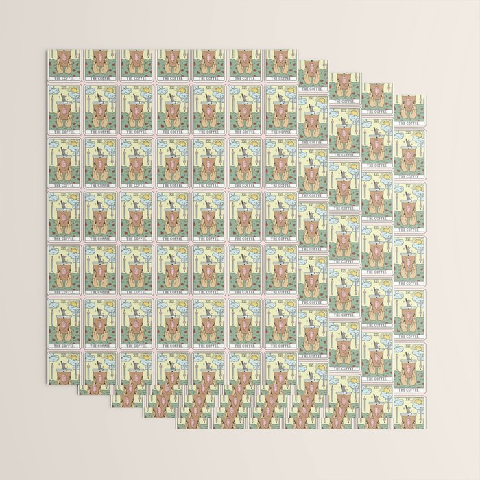 COFFEE READING UPDATED (LIGHT) Wrapping Paper Gallery Image 3