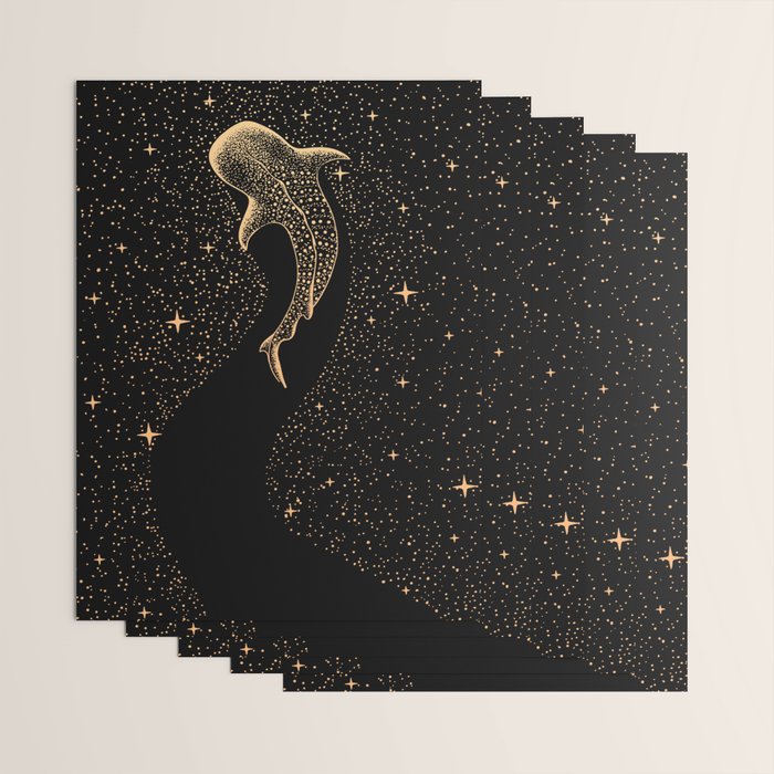 Star Eater Dark GOLD Version Wrapping Paper Gallery Image 3