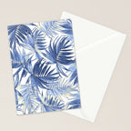 seamless pattern of abstract palm leaves Stationery Card Gallery Image 2