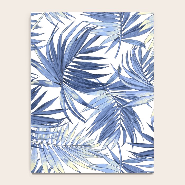 seamless pattern of abstract palm leaves Notebook Gallery Image 4