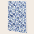 seamless pattern of abstract palm leaves Wallpaper Gallery Image 2