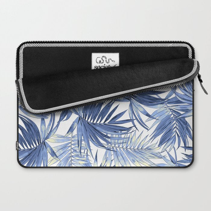 seamless pattern of abstract palm leaves Laptop Sleeve Gallery Image 2