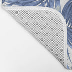 seamless pattern of abstract palm leaves Bath Mat Gallery Image 2