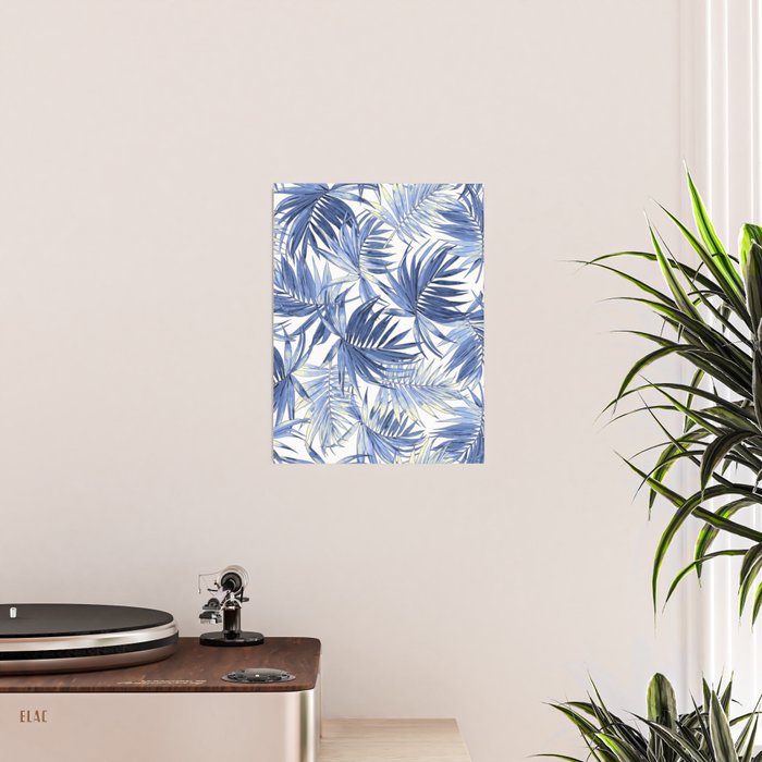 seamless pattern of abstract palm leaves Poster Gallery Image 2