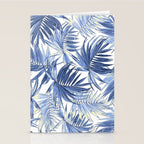 seamless pattern of abstract palm leaves Stationery Card Gallery Image 2