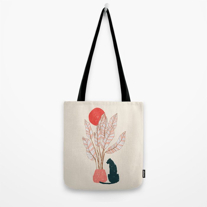 Summer panther Tote Bag Gallery Image 2