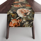 Autumn Winter Flowers Table Runner Gallery Image 1