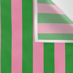 Bold Fun Vertical Stripes Green and Pink Simple Colorful Pop Pattern Wall Tapestry Gallery Image 3