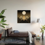 Path between hills Wood Wall Art Gallery Image 2
