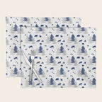 Navy Blue Woodland Animals Placemat Gallery Image 1