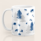Navy Blue Woodland Animals Coffee Mug Gallery Image 3
