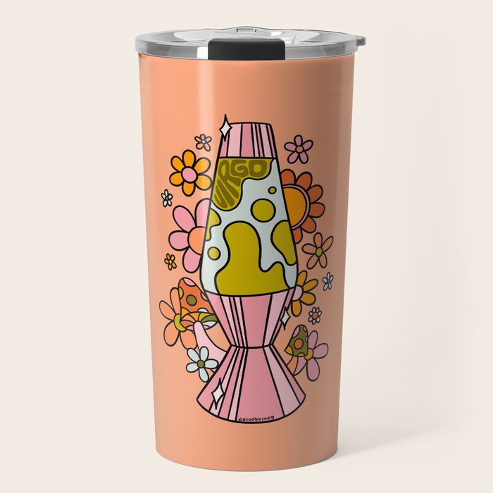 Virgo Lava Lamp Travel Mug Gallery Image 1