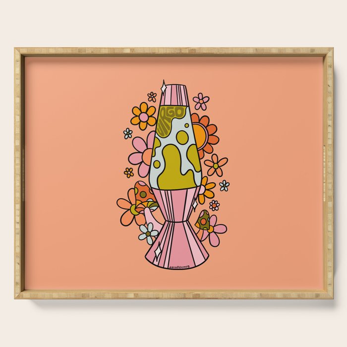 Virgo Lava Lamp Serving Tray Gallery Image 1