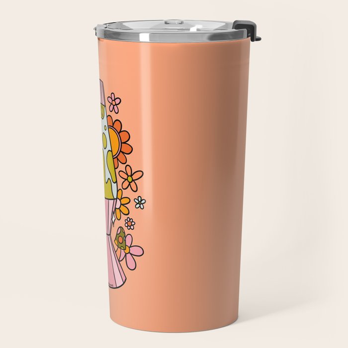 Virgo Lava Lamp Travel Mug Gallery Image 2