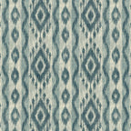 Coastal Ikat Stripe - weathered blue Coffee Mug Gallery Image 2