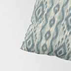 Coastal Ikat Stripe - weathered blue Pillow Sham Gallery Image 4