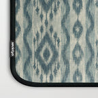 Coastal Ikat Stripe - weathered blue Laptop Sleeve Gallery Image 3