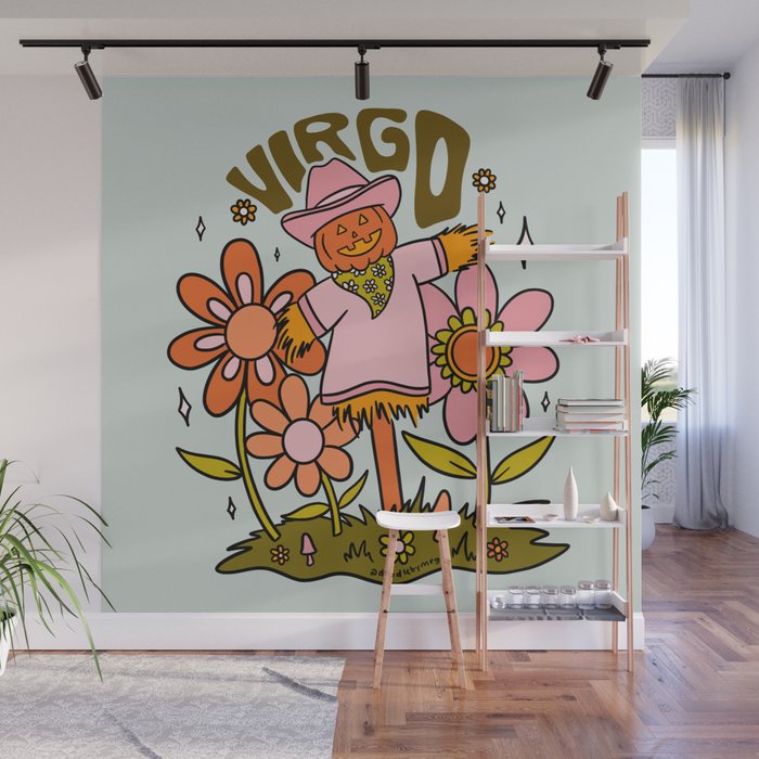 Virgo Scarecrow Wall Mural Gallery Image 1