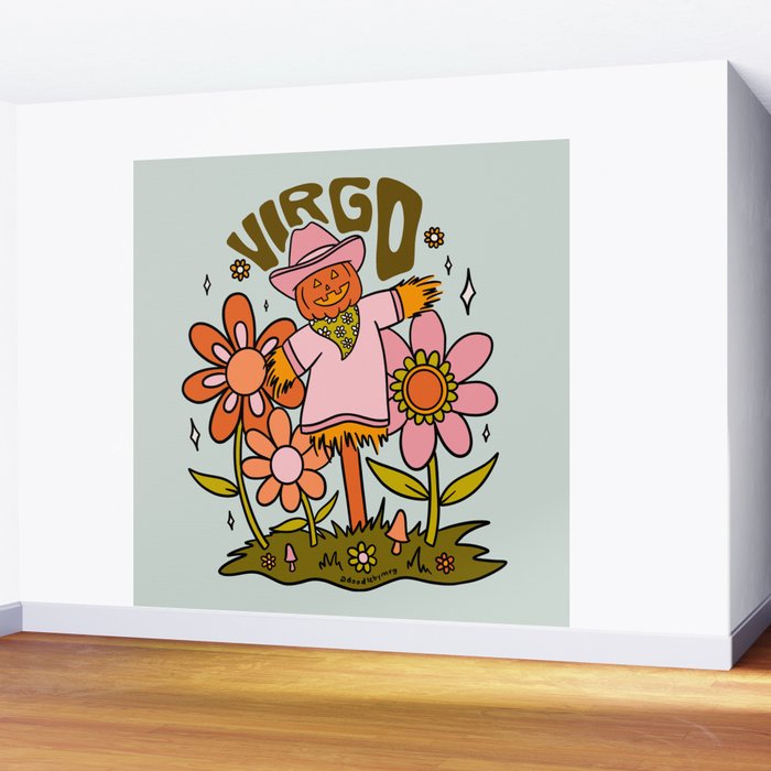 Virgo Scarecrow Wall Mural Gallery Image 2