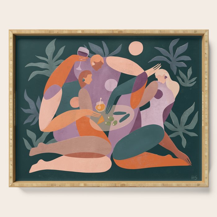 Girlâs night out Serving Tray Gallery Image 1