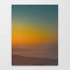 Pretty Pastel Yellow Red Green Sunset With Lone Pine Tree Silhouette Notebook Gallery Image 4