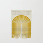 Gradient Arch XXV Gold Sunshine Mid Century Modern Rainbow Wall Hanging Gallery Image 1