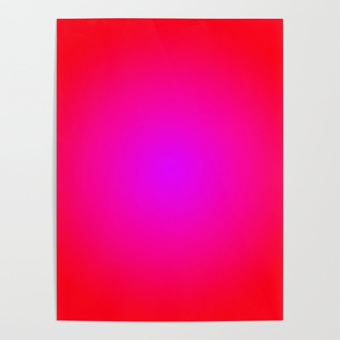 Red Magenta Radial Gradient Poster Gallery Image 4
