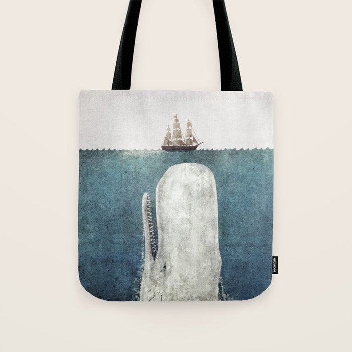 The White Whale Tote Bag Gallery Image 1