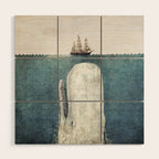 The White Whale Wood Wall Art Gallery Image 1