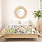 Santiago Ramón Y Cajal Nerve Cells Duvet Cover Gallery Image 3