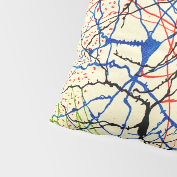 Santiago Ramón Y Cajal Nerve Cells Pillow Sham Gallery Image 4