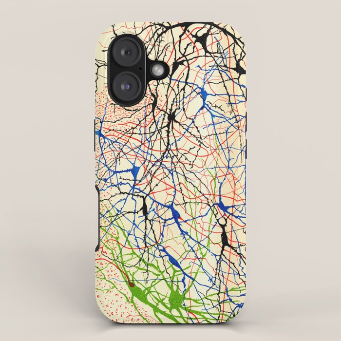 Santiago Ramón Y Cajal Nerve Cells iPhone Case Gallery Image 1