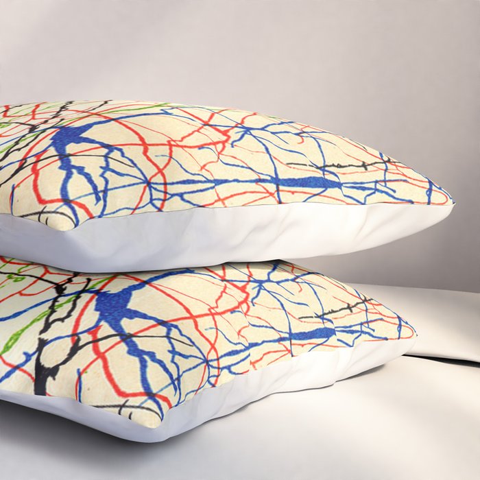 Santiago Ramón Y Cajal Nerve Cells Pillow Sham Gallery Image 3