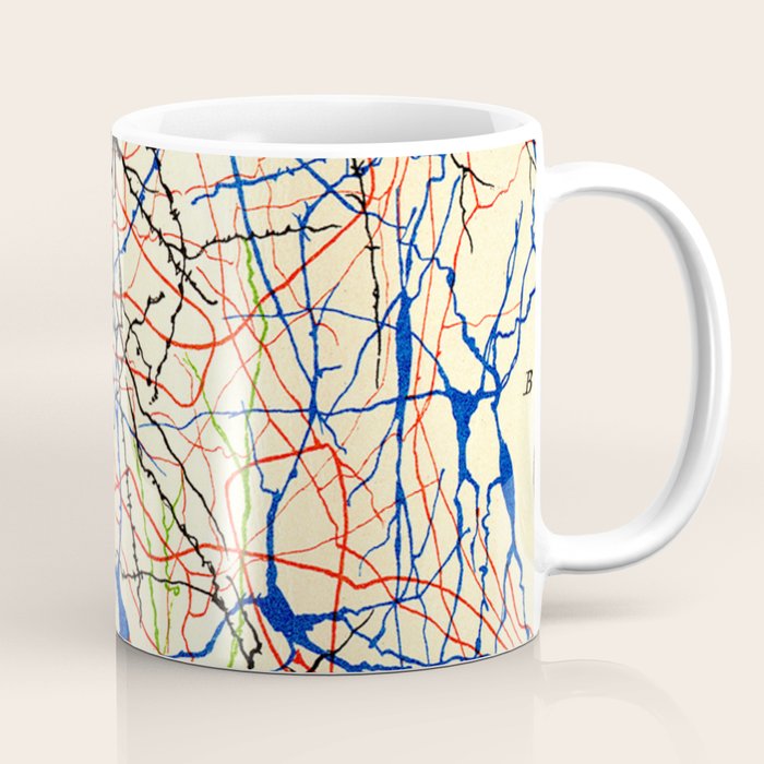 Santiago Ramón Y Cajal Nerve Cells Coffee Mug Gallery Image 1